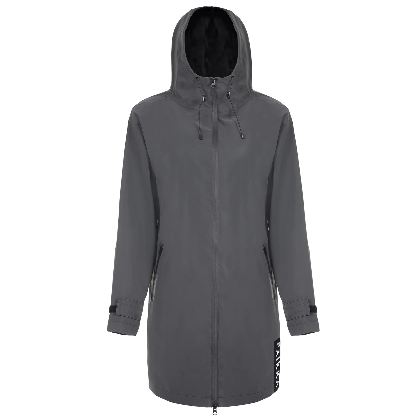 Regenmantel GRAU REFLEKTIEREND DAMEN