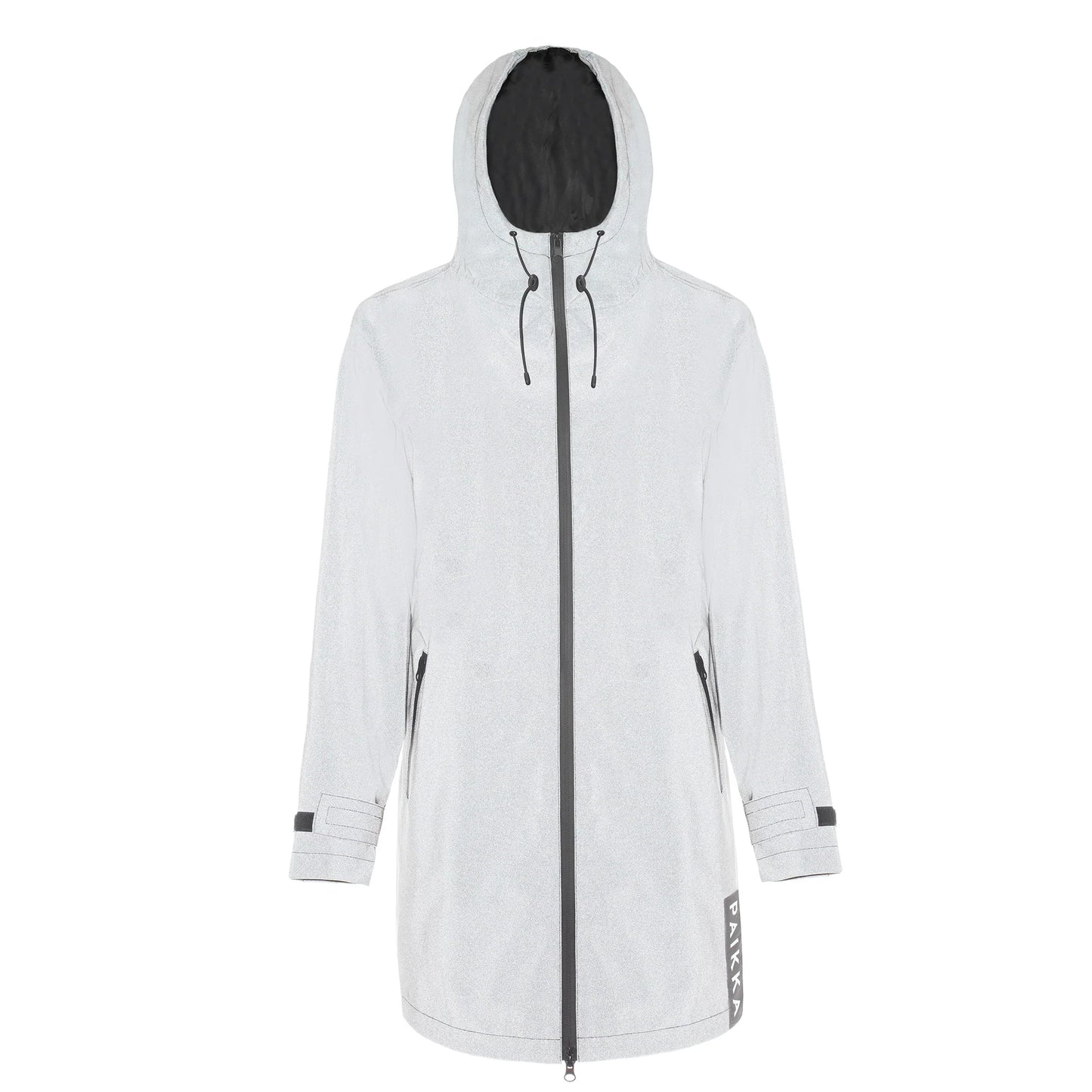 Regenmantel GRAU REFLEKTIEREND DAMEN
