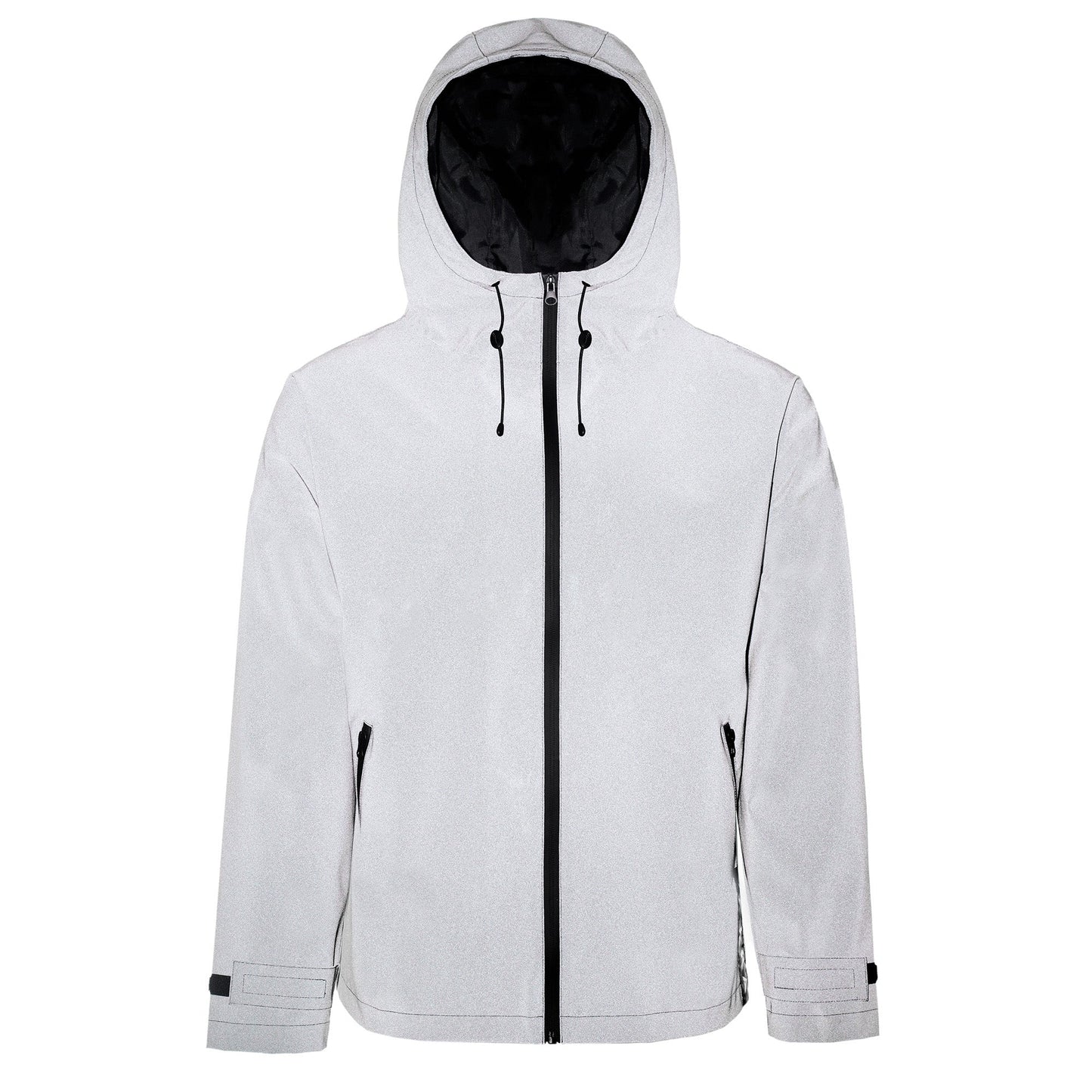 Regenjacke GRAU REFLEKTIEREND HERREN