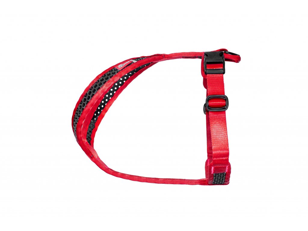 Soft Harness - Brustgeschirr Softy rot-schwarz