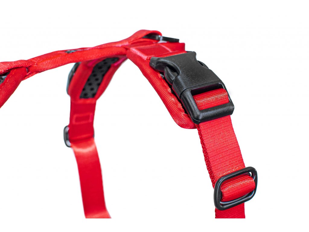 Soft Harness - Brustgeschirr Softy rot-schwarz