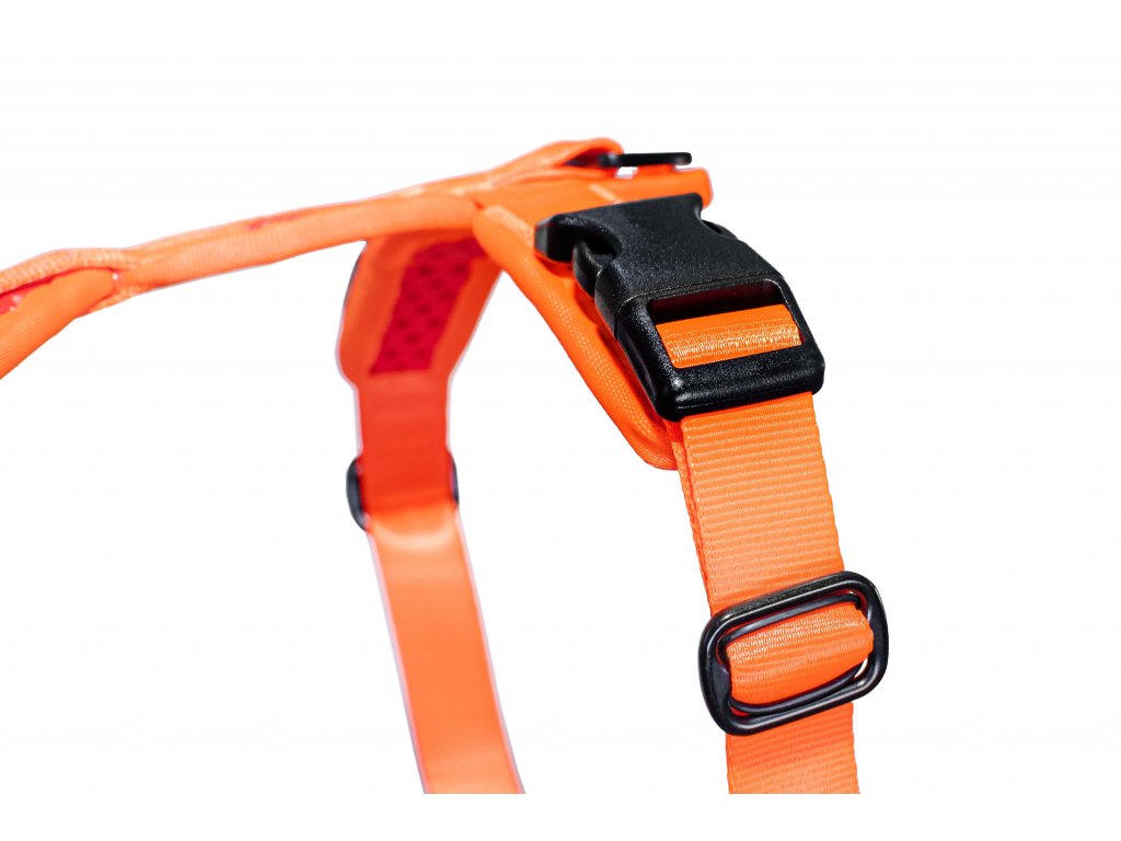 Soft Harness - Brustgeschirr Softy orange-rot