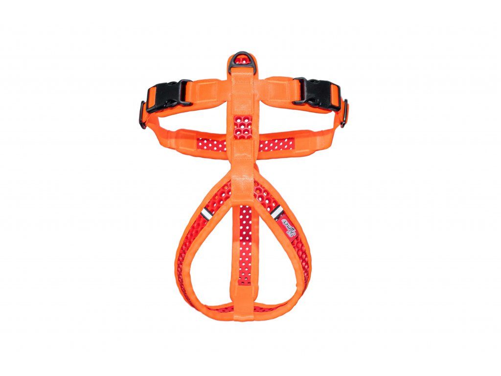 Soft Harness - Brustgeschirr Softy orange-rot