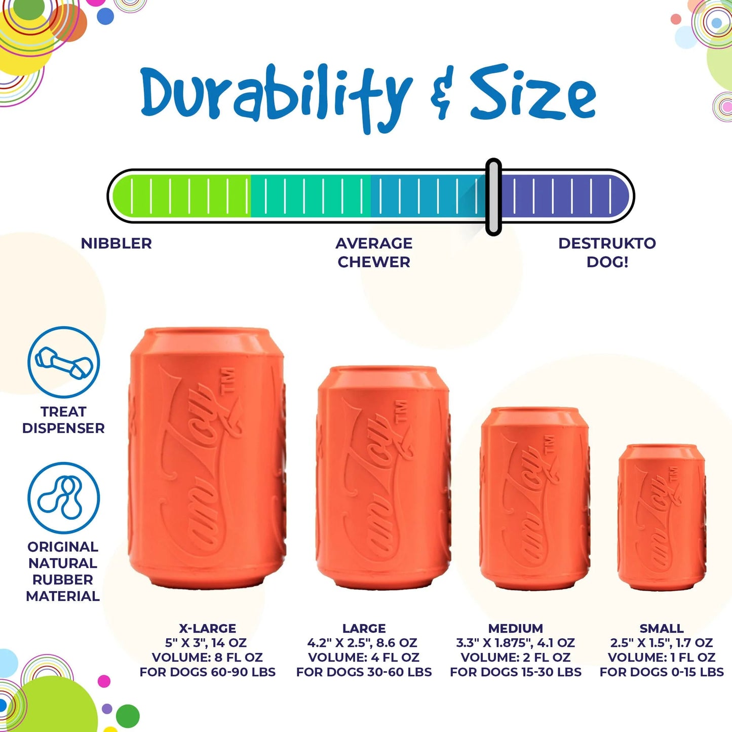 CanToy Dose Treat Dispenser & Kauspielzeug X-Large