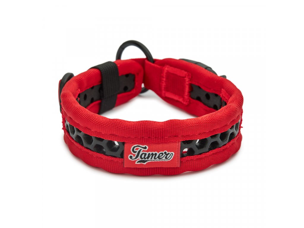 Soft Collar - Halsband Softy schwarz-rot