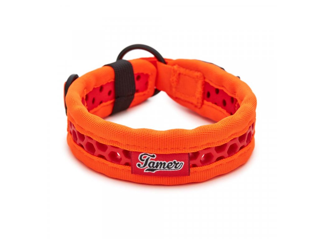 Soft Collar - Halsband Softy orange-rot
