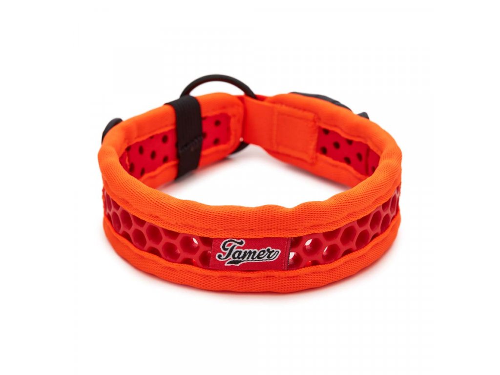 Soft Collar - Halsband Softy orange-rot