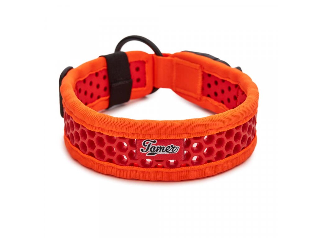 Soft Collar - Halsband Softy orange-rot