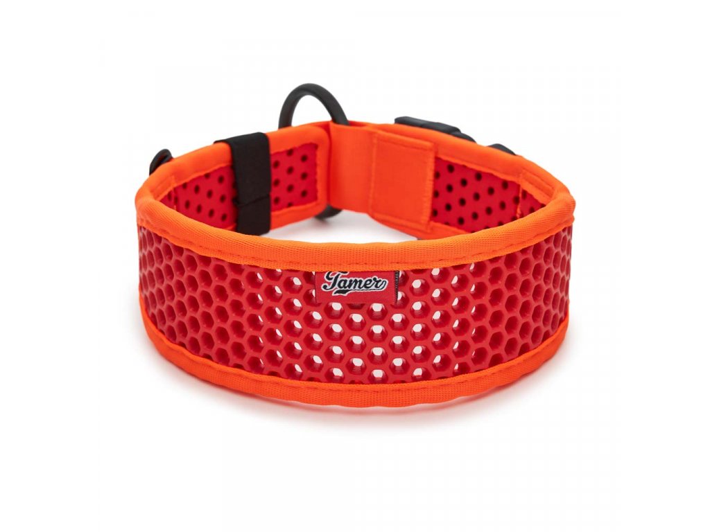 Soft Collar - Halsband Softy orange-rot