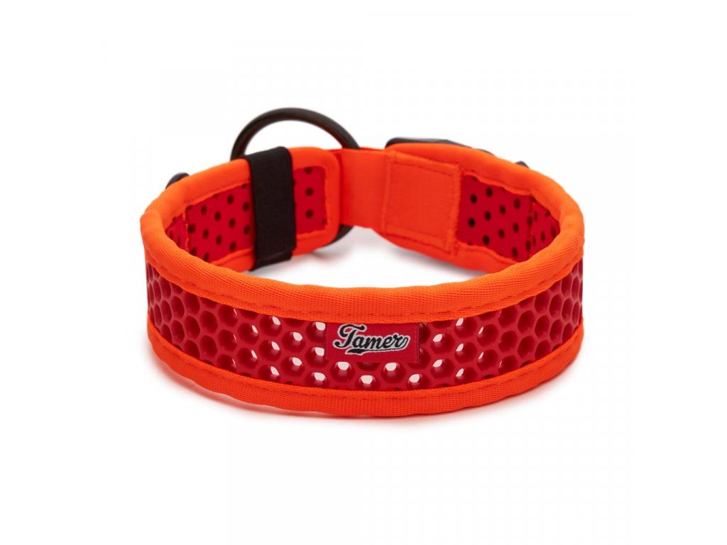 Soft Collar - Halsband Softy orange-rot