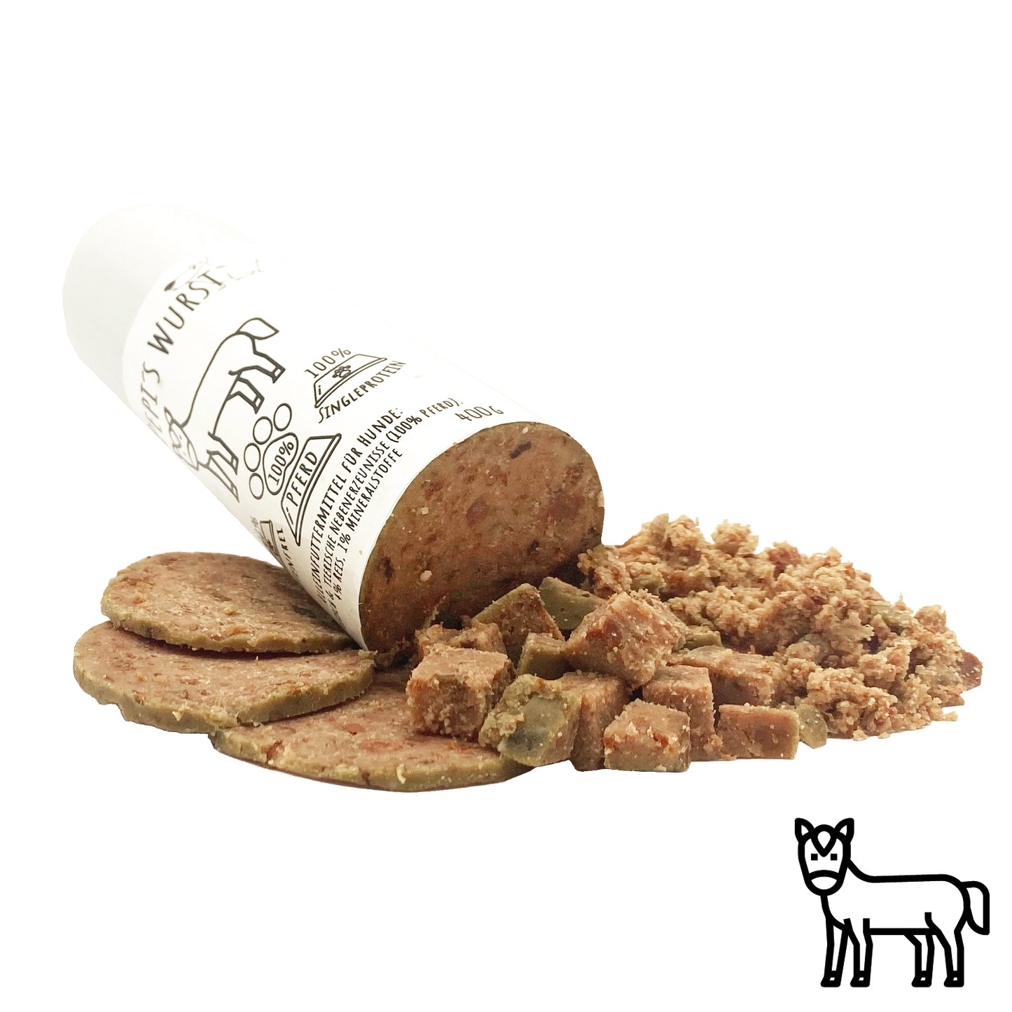 Pepi Wurst Pferd 400g