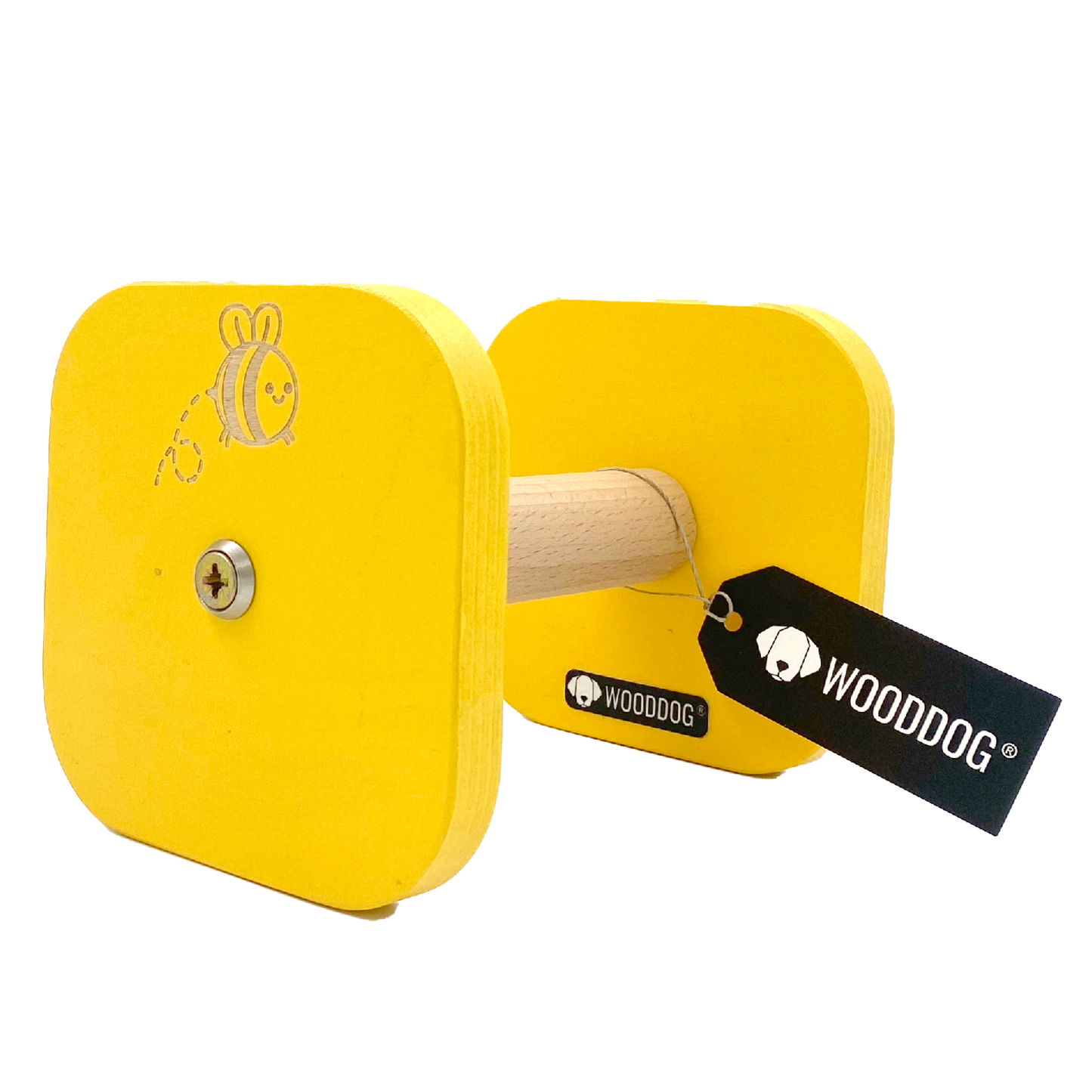 STANDARD DUMBBELL - Gelb mit Biene