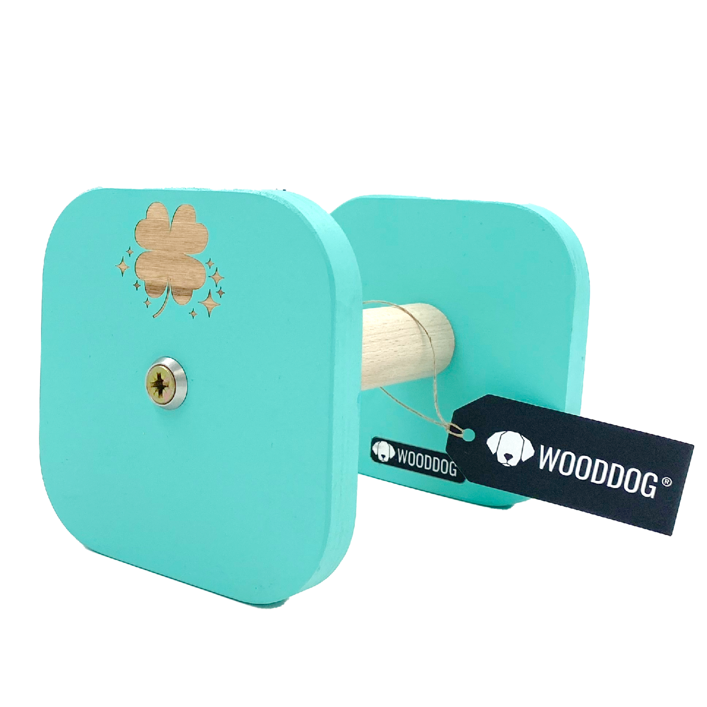 STANDARD DUMBBELL - Türkis mit Kleeblatt