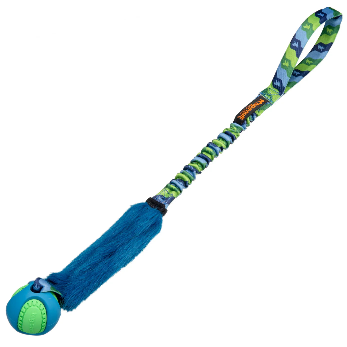 Fauxtastic PowerBall Bungee Tug blau/grün