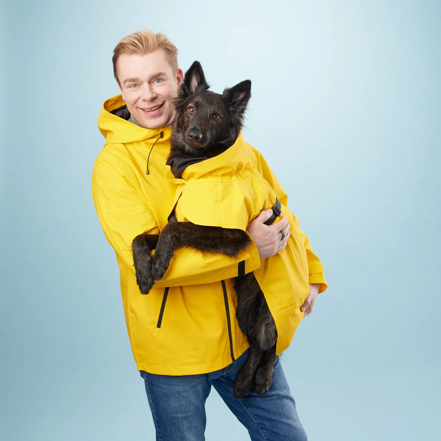 Regenjacke GELB REFLEKTIEREND HERREN – Dog Fellas