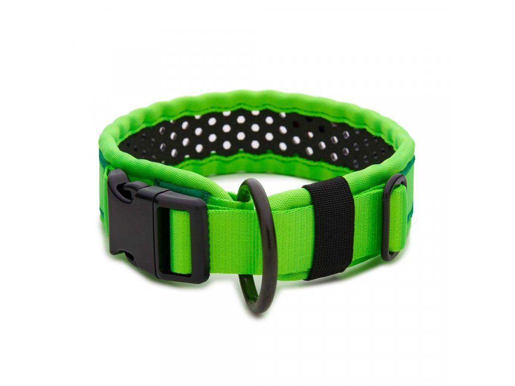 Soft Collar - Halsband Softy grün-schwarz