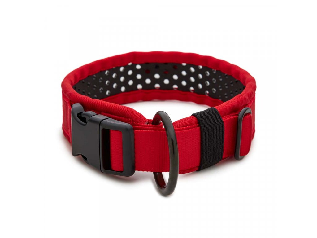Soft Collar - Halsband Softy schwarz-rot
