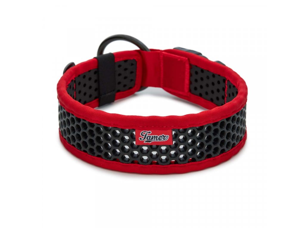 Soft Collar - Halsband Softy schwarz-rot