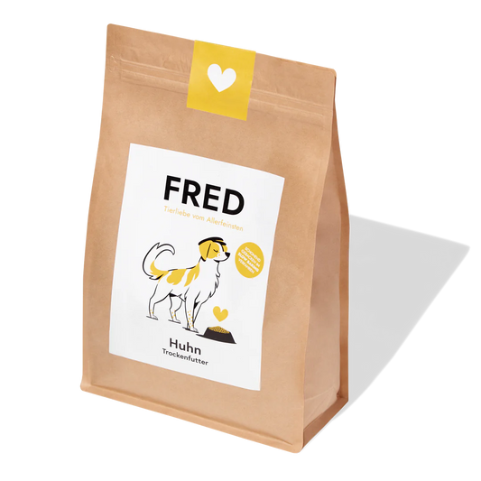 Fred Huhn Trockenfutter - Alleinfuttermittel für ausgewachsene Hunde