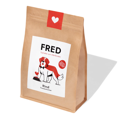 Fred Rind Trockenfutter - Alleinfuttermittel für ausgewachsene Hunde