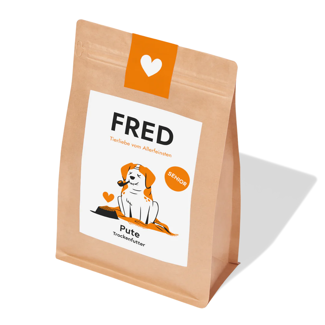 Fred Pute Trockenfutter - Alleinfuttermittel für ältere Hunde
