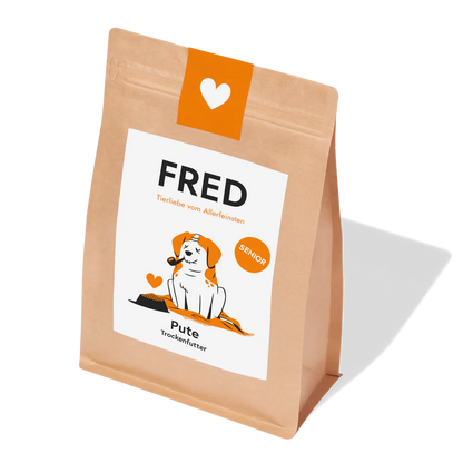 Fred Pute Trockenfutter - Alleinfuttermittel für ältere Hunde