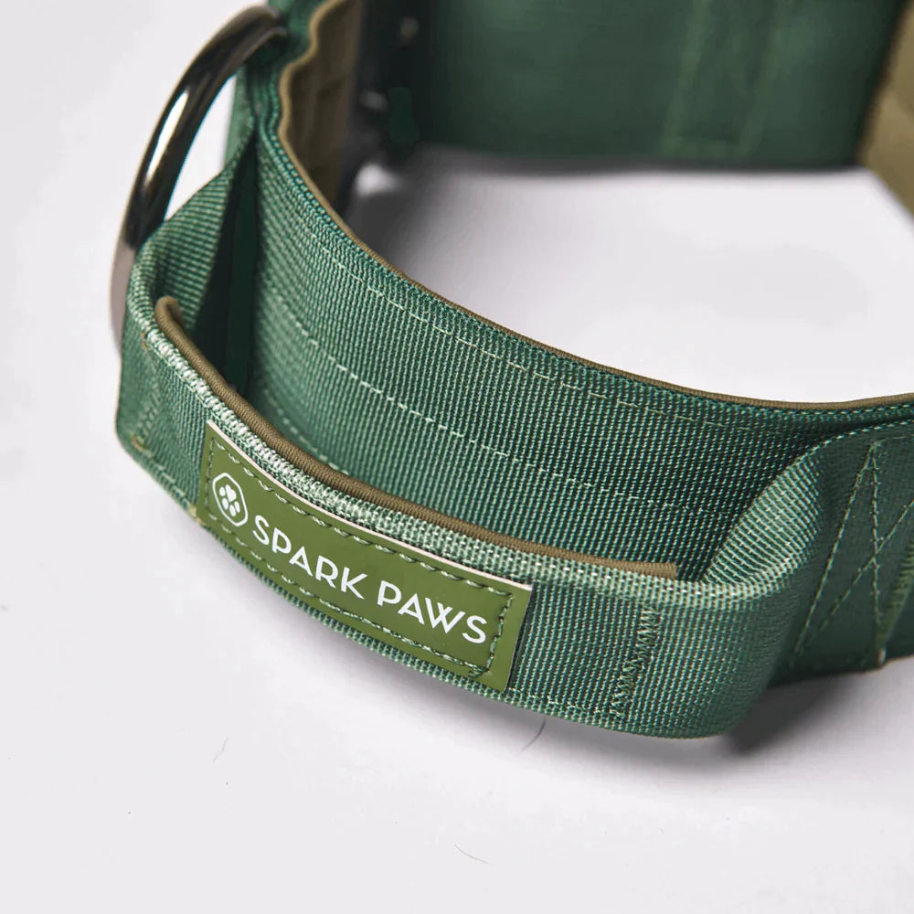 Tactical Halsband 3,8cm breit - dunkelgrün