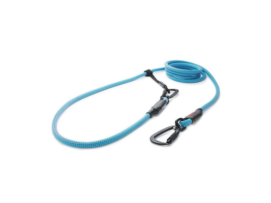 Easylong Twist Hundeleine LARGE blau mit roten Punkten