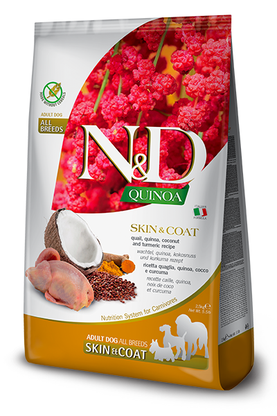 N&D Quinoa Skin & Coat - Wachtel&Kokosnuss Trockenfutter