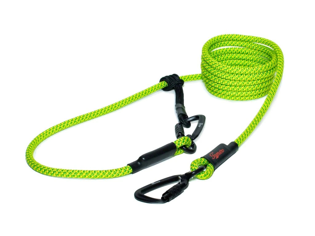 Easylong Twist Hundeleine MEDIUM lime swirl