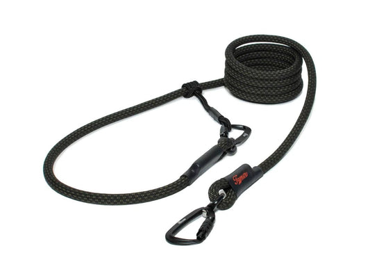 Easylong Twist Hundeleine LARGE schwarz/olive