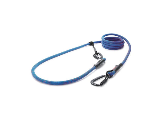 Easylong Twist Hundeleine LARGE blau mit roten Punkten - 058