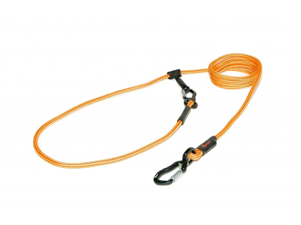 Easylong Twist Hundeleine SMALL orange und gelb