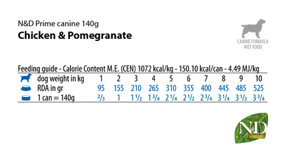 N&D Prime – Huhn & Granatapfel Nassfutter