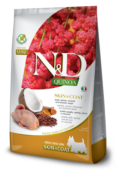 N&D Quinoa Skin & Coat - Wachtel&Kokosnuss Trockenfutter