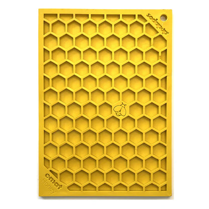 Schleckmatte im Honigwaben Design klein I groß