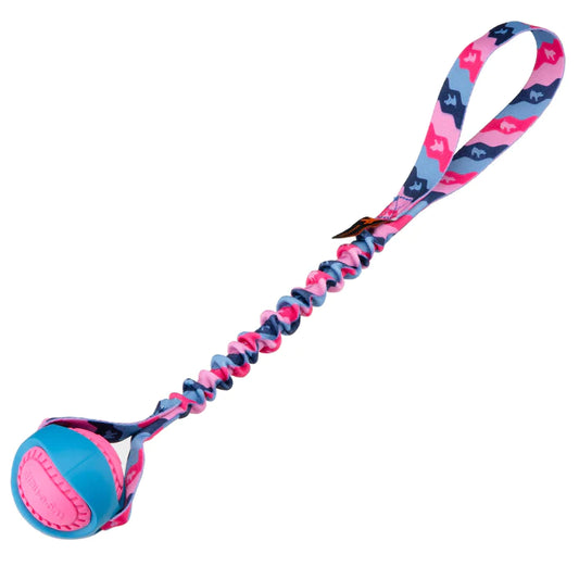 PowerBall Bungee - blau/pink- Der Trick mit dem Bungee-Seil