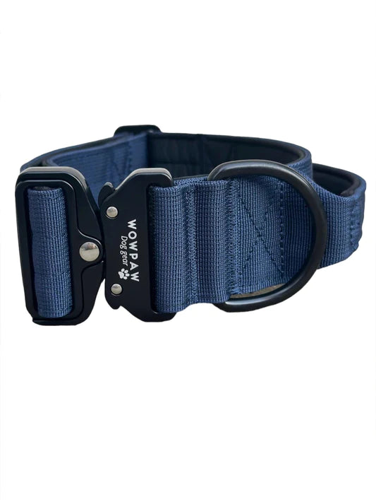 Tactical Halsband - dunkelblau 5cm