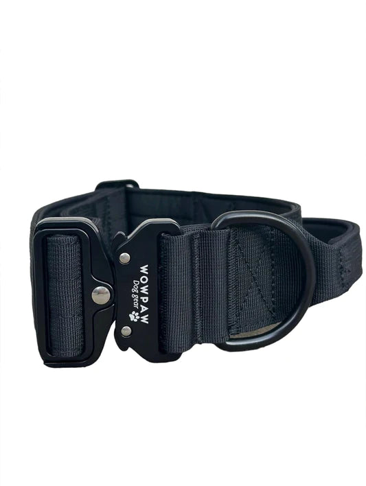 Tactical Halsband - schwarz 5cm